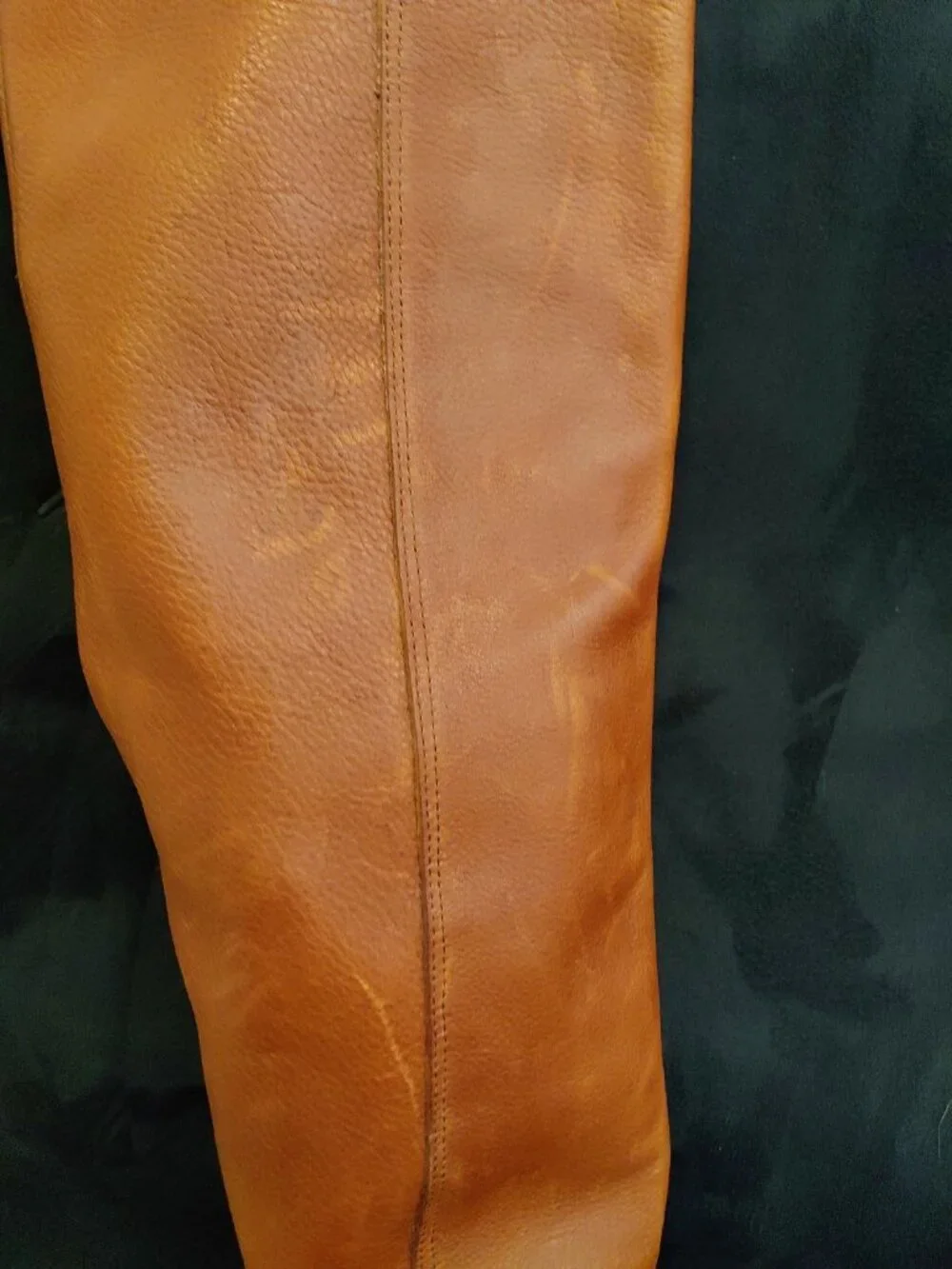 LUCKY BRAND Azoola Whiskey Tall Knee High Leather Boots Shoes Size US 6.5